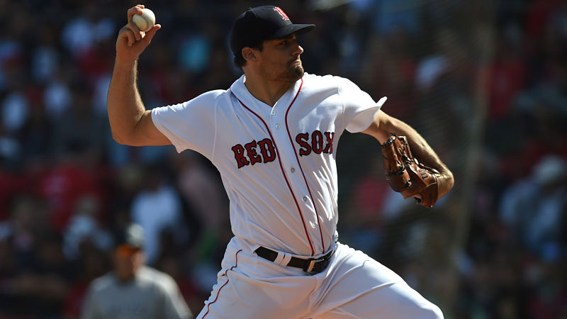 Boston Red Sox pitcher Nathan Eovaldi