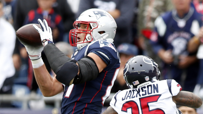 New England Patriots tight end Rob Gronkowski