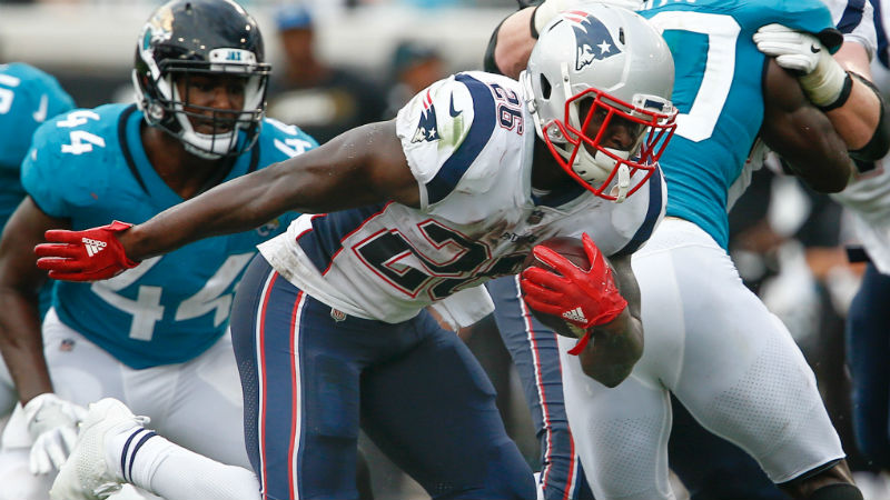 New England Patriots running back Sony Michel