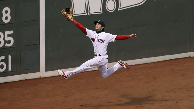 Boston Red Sox outfielder Andrew Benintendi