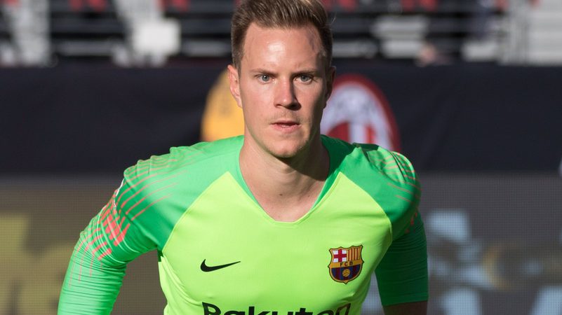 Barcelona goalkeeper Marc Ter Stegen