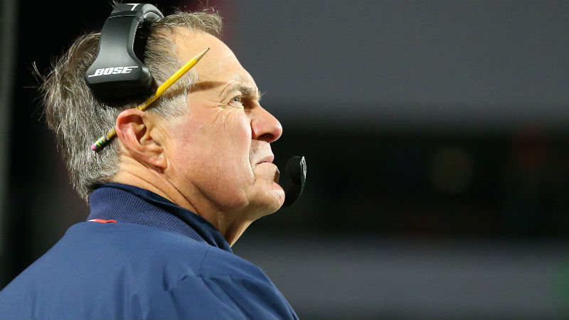 New England Patriots head coach Bill Belichick