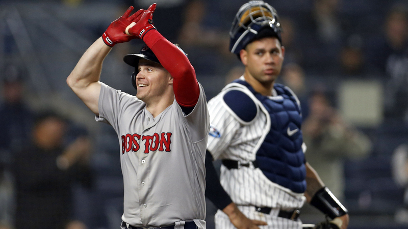 Red Sox second baseman Brock Holt