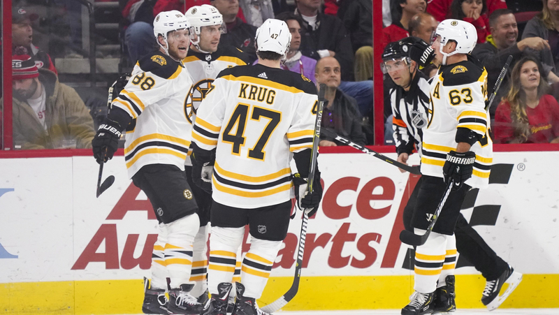 Boston Bruins Vs. Carolina Hurricanes