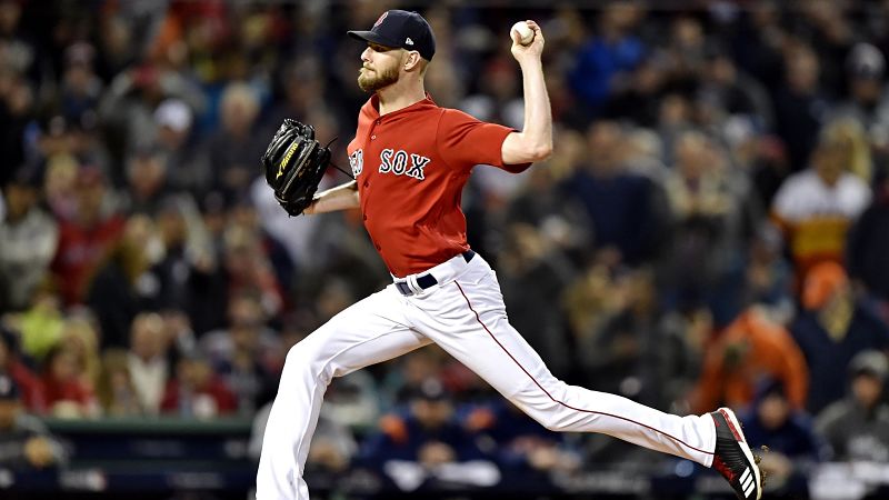 Boston Red Sox pitcher Chris Sale