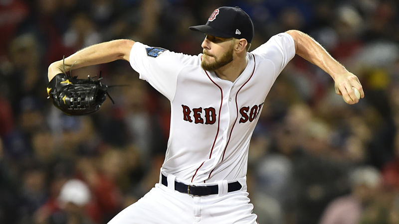 Boston Red Sox pitcher Chris Sale