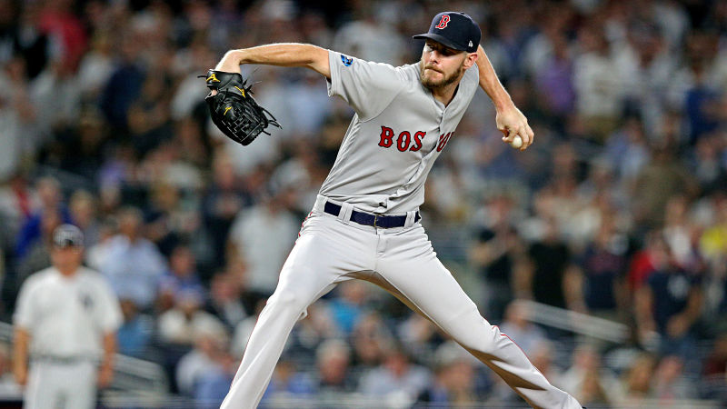 Boston Red Sox pitcher Chris Sale
