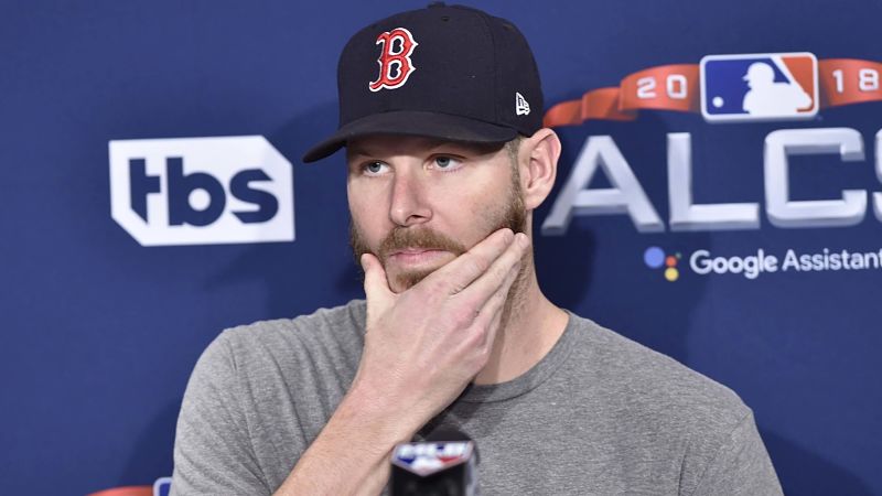 Boston Red Sox pitcher Chris Sale