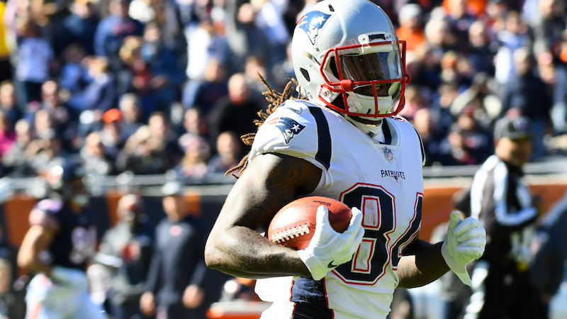 Patriots wide receiver Cordarrelle Patterson