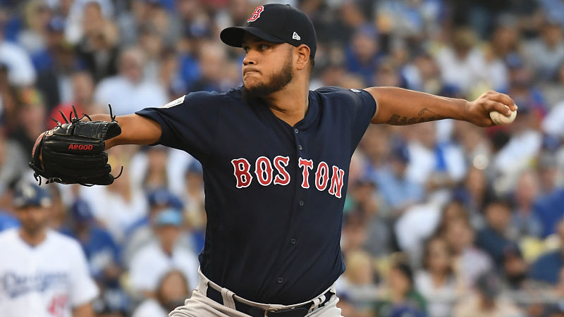 Boston Red Sox pitcher Eduardo Rodriguez