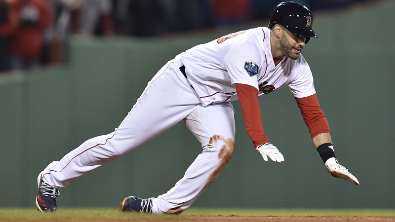 Boston Red Sox designated hitter J.D. Martinez