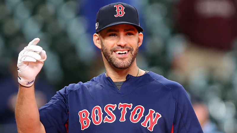 Boston Red Sox designated hitter/outfielder J.D. Martinez