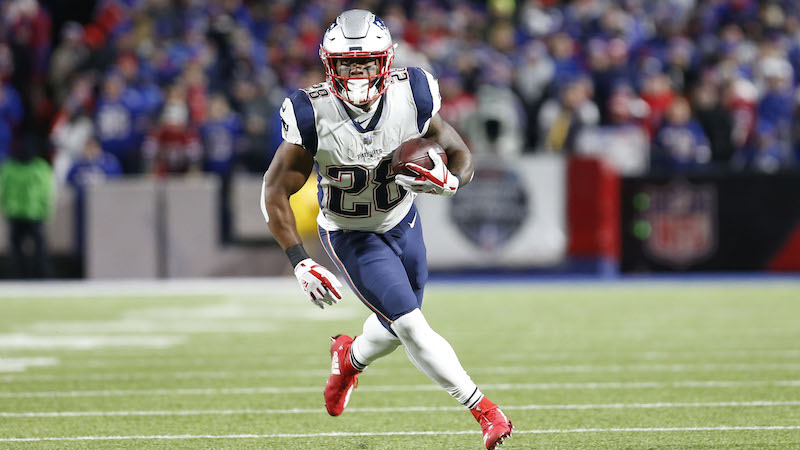 Patriots running back James White