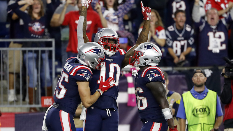 Patriots wide receiver Josh Gordon