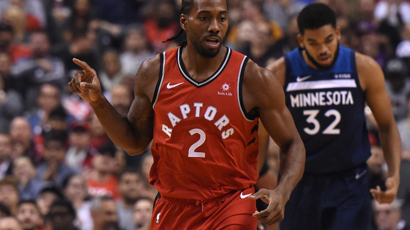 Toronto Raptors forward Kawhi Leonard