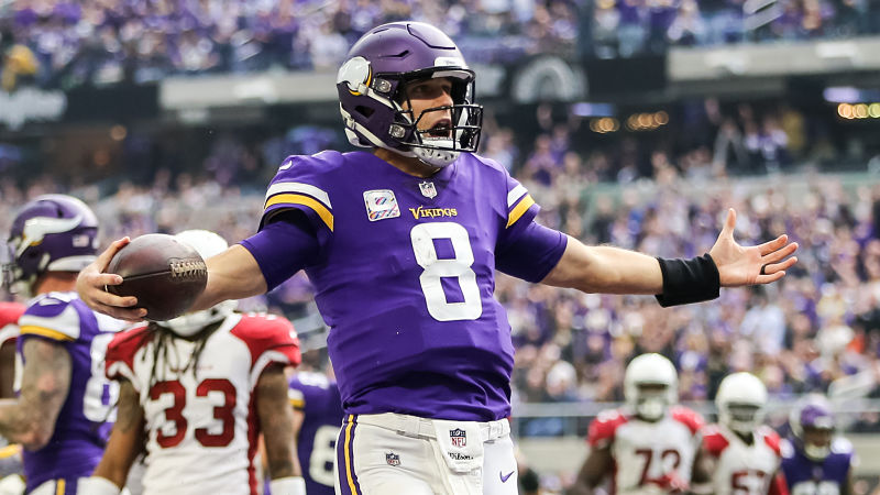 Minnesota Vikings quarterback Kirk Cousins