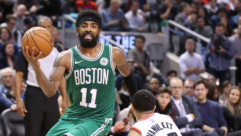 Boston Celtics point guard Kyrie Irving