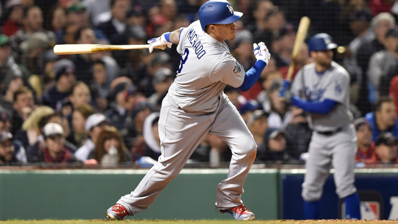 Los Angeles Dodgers shortstop Manny Machado