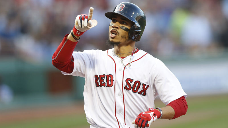 Boston Red Sox right fielder Mookie Betts