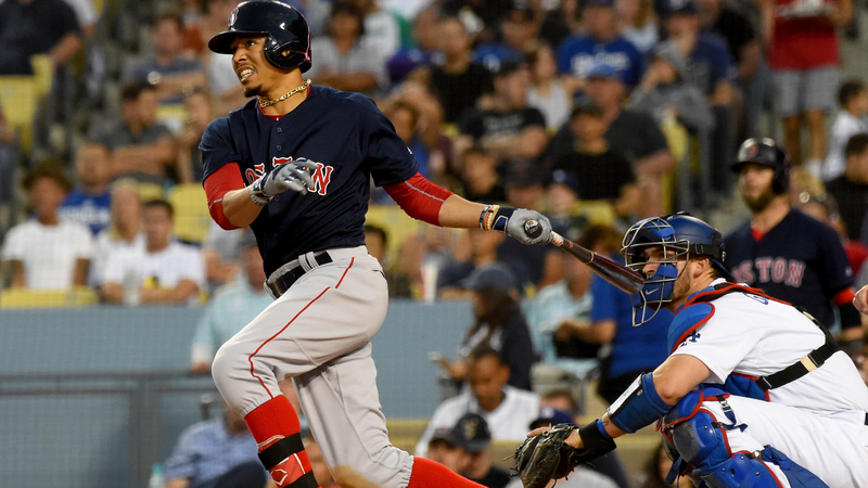 Red Sox outfielder Mookie Betts
