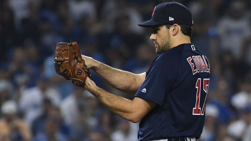 Red Sox pitcher Nathan Eovaldi