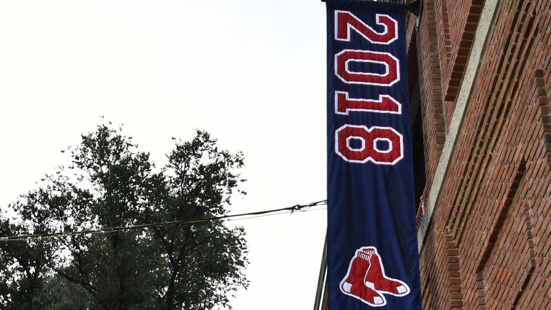 Red Sox World Series banner