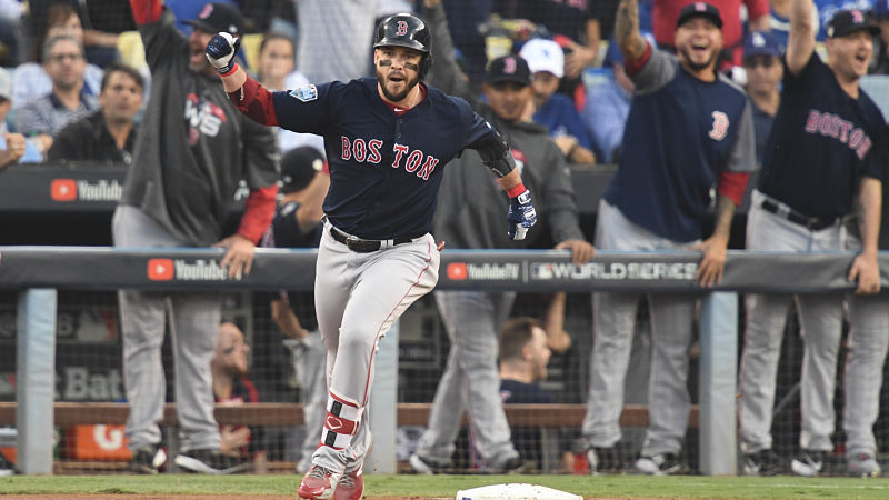 Boston Red Sox first baseman Steve Pearce