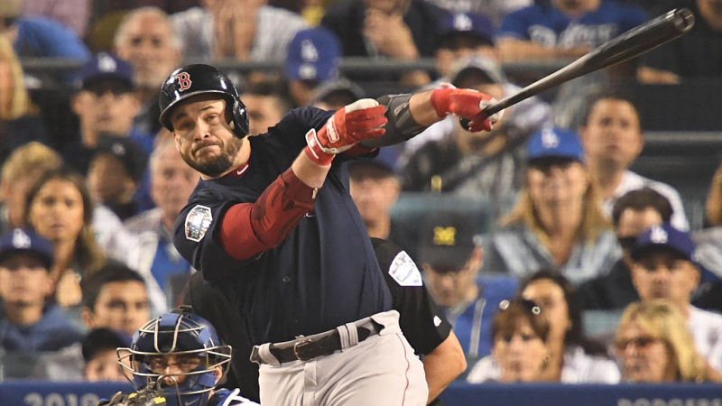 Boston Red Sox first baseman Steve Pearce