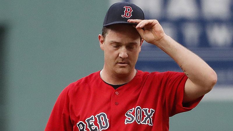 Boston Red Sox pitcher Steven Wright