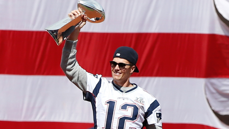Patriots quarterback Tom Brady