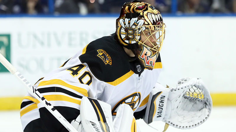 Boston Bruins goalie Tuukka Rask