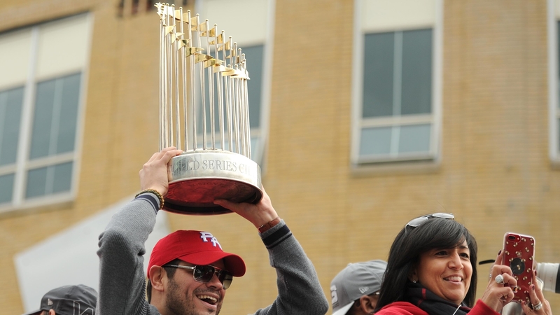Red Sox's World Series trophy