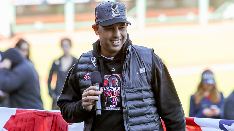 Red Sox manager Alex Cora