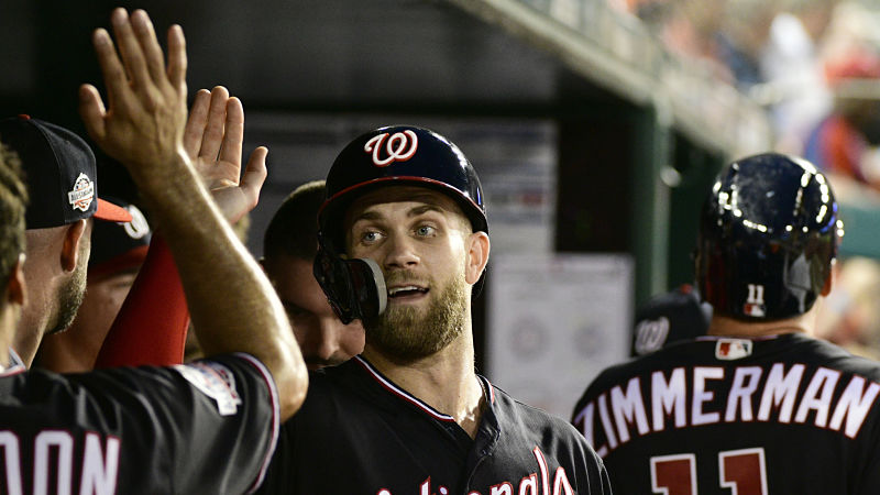 Washington Nationals outfielder Bryce Harper