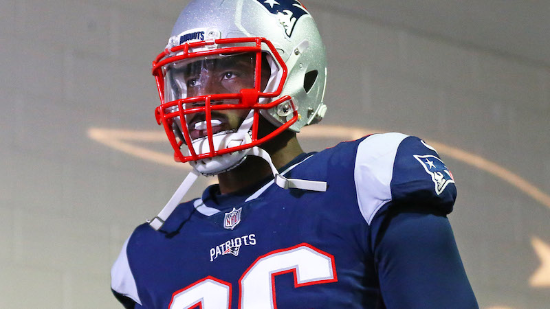 Patriots defensive end Geneo Grissom