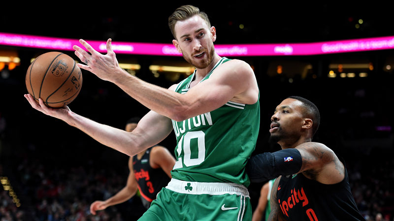 Boston Celtics forward Gordon Hayward
