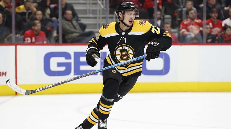 Boston Bruins center Jakob Forsbacka Karlsson