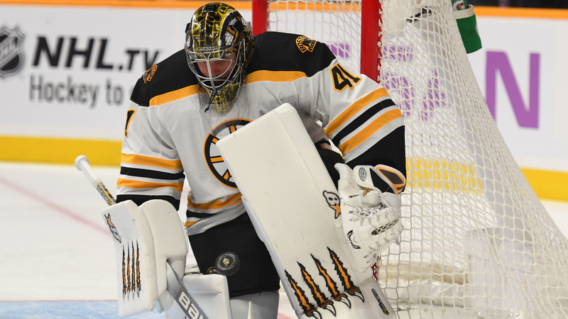 Boston Bruins Goalie Jaroslav Halak