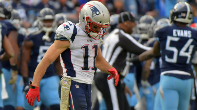 New England Patriots wide receiver Julian Edelman