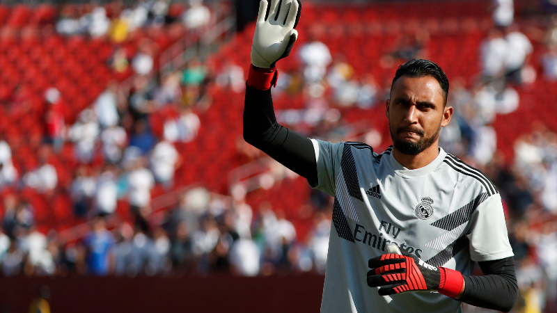 Real Madrid goalkeeper Keylor Navas