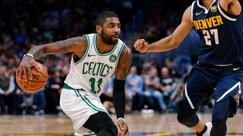 Boston Celtics point guard Kyrie Irving
