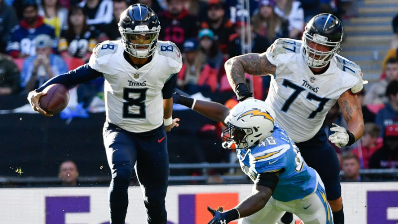 Tennessee Titans quarterback Marcus Mariota