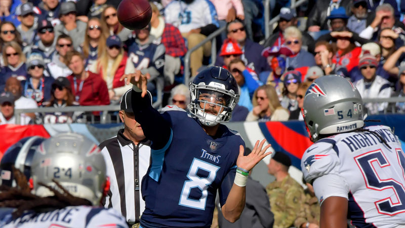 Tennessee Titans quarterback Marcus Mariota