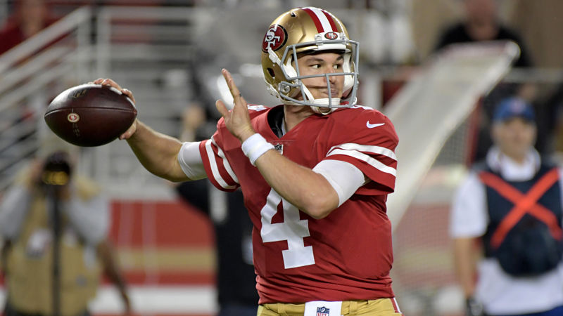 San Francisco 49ers quarterback Nick Mullens