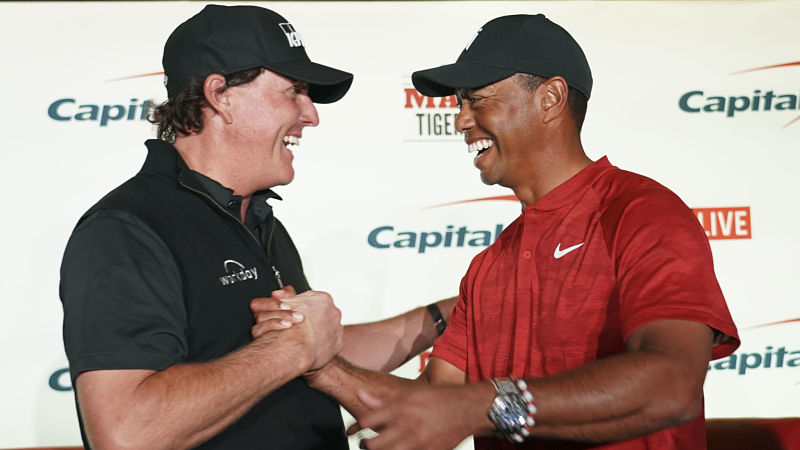 Phil Mickelson, Tiger Woods