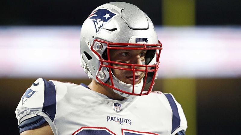 New England Patriots tight end Rob Gronkowski