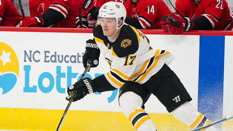 Boston Bruins forward Ryan Donato