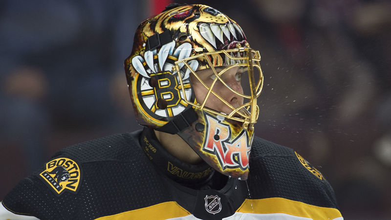 Boston Bruins goalie Tuukka Rask