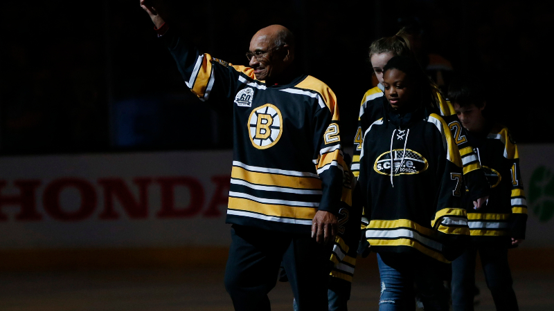 Former Boston Bruins player Willie O'Ree