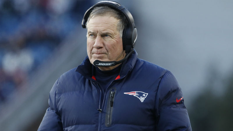 New England Patriots head coach Bill Belichick